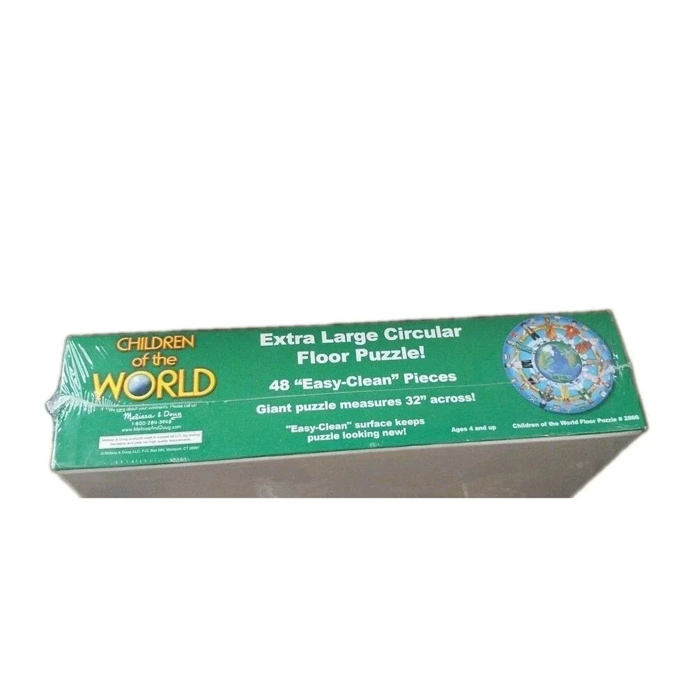 Melissa & Doug Children Of The World Circular Floor Puzzle 48 Pcs Giant Puzzle